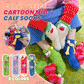 Coral Fleece Cartoon Mid-Calf Socks
