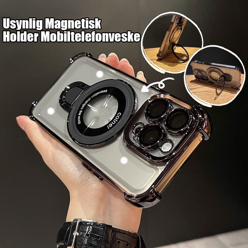 Usynlig Magnetisk Holder Mobiltelefonveske/Invisible magnetic holder mobile phone case