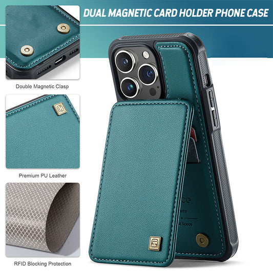 Dual Magnetic Card Holder Phone Case