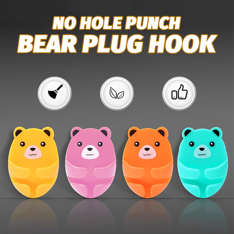 No Punching Bear Plug Hook