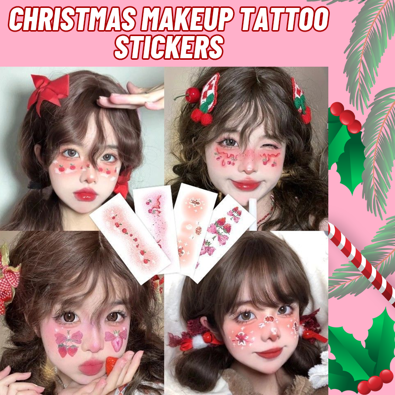 Christmas Makeup Tattoo Stickers