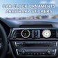 Car Clock Ornaments Arbitrary Stickers