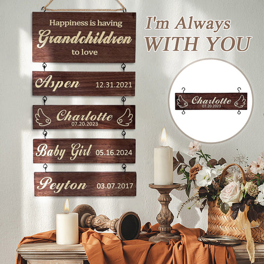 Customized Wooden Sign-Angel Style