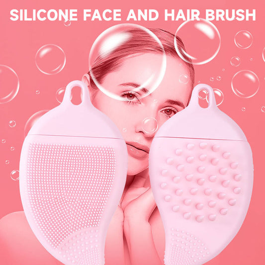 Silicone Face And Hair Brush