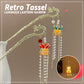 Retro Tassel Luminous Lantern Hairpin