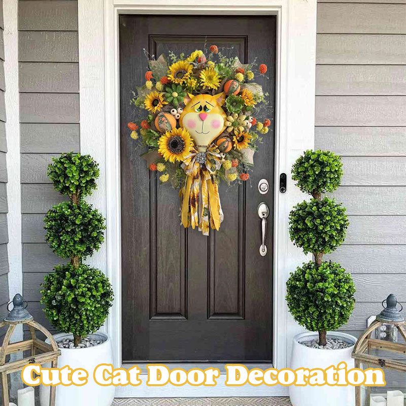 Cute Cat Door Decoration