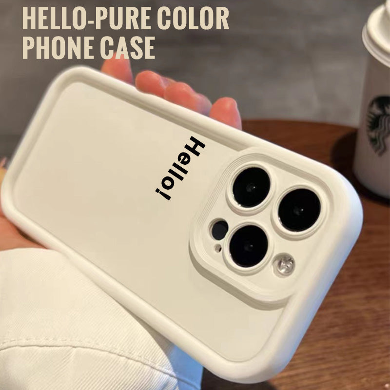 Hello-Pure Color Phone Case