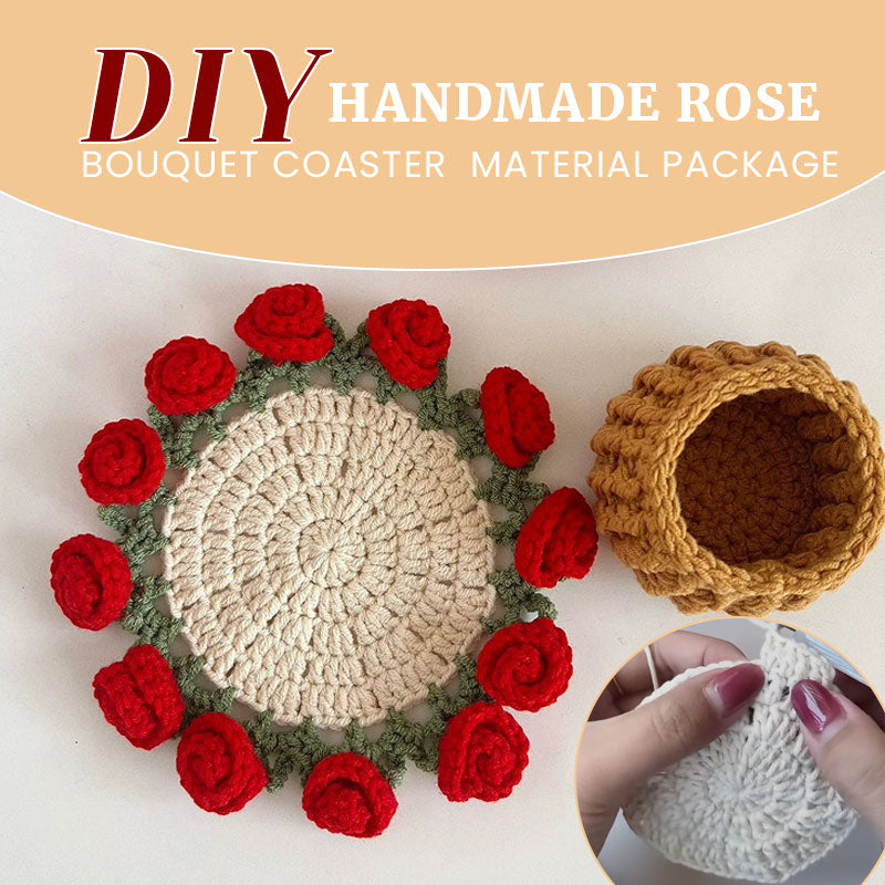 DIY Handmade Rose Bouquet Coaster  Material Package