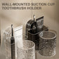 Wall-Mounted Suction Cup Toothbrush Holder