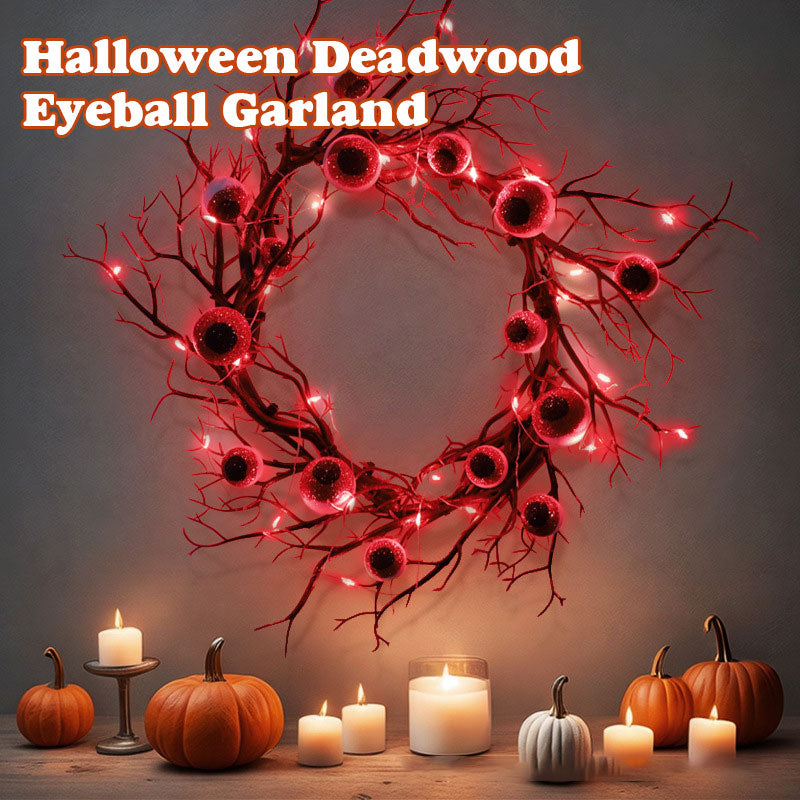 Halloween Deadwood Eyeball Garland
