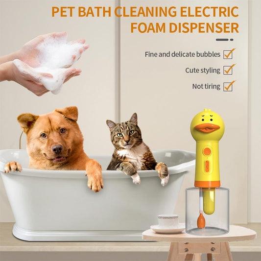 Pet Bath Cleaning Electric Foam Dispenser