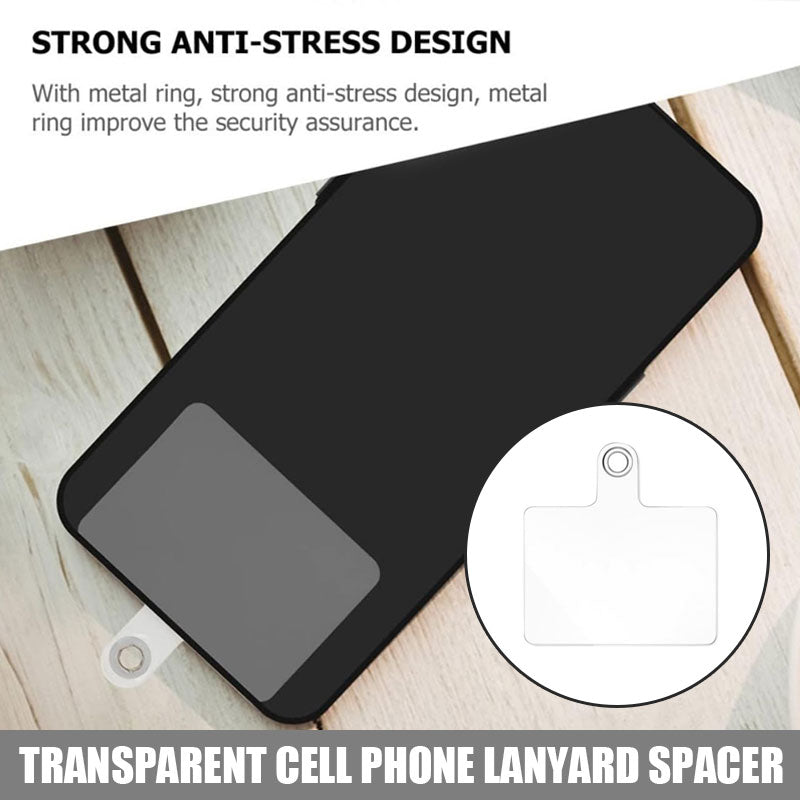 Transparent Cell Phone Lanyard Spacer