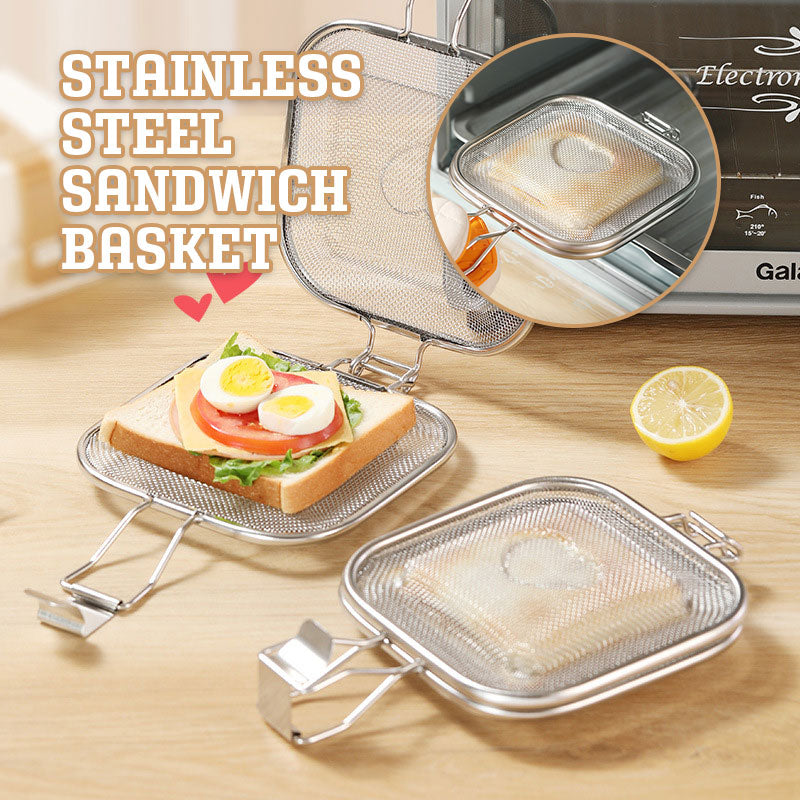 Stainless Steel Sandwich Basket