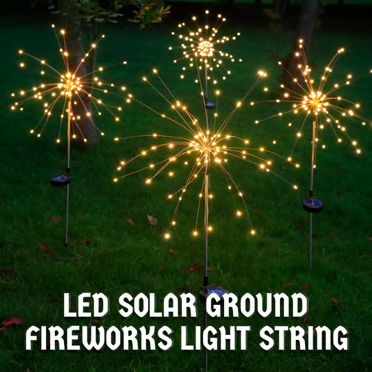 Led Solar Ground Fireworks Light String