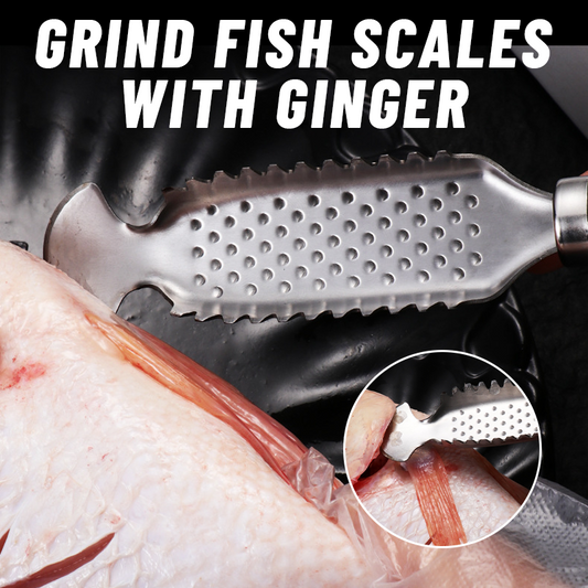 Grind Fish Scales With Ginger