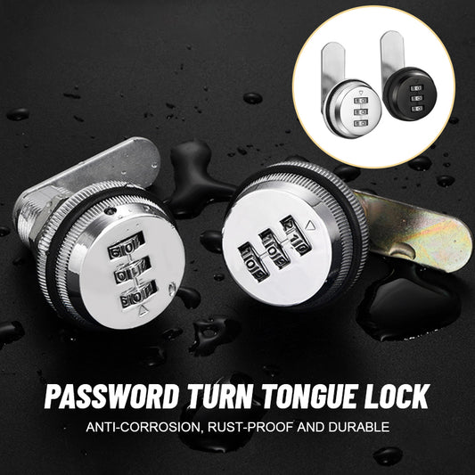 Password Turn Tongue Lock
