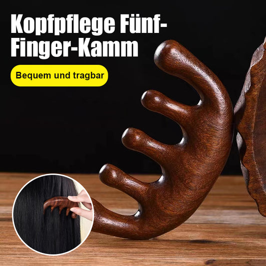 Kopfpflege Fünf-Finger-Kamm/Head care five-finger comb