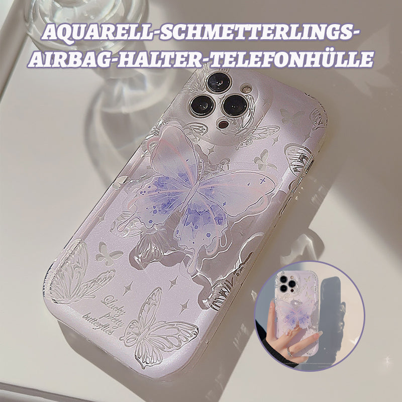 Aquarell-Schmetterlings-Airbag-Halter-Telefonhülle/Watercolor Butterfly Airbag Holder Phone Case