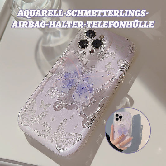 Aquarell-Schmetterlings-Airbag-Halter-Telefonhülle/Watercolor Butterfly Airbag Holder Phone Case