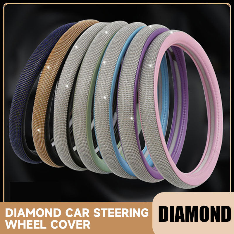 Diamond Car Steering Wheel Cover