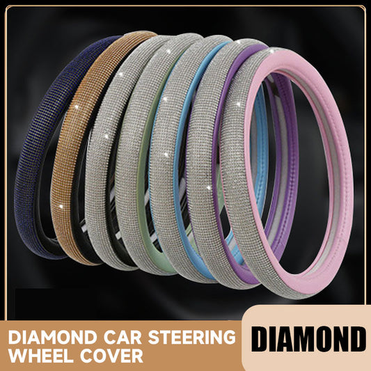 Diamond Car Steering Wheel Cover