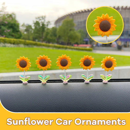 Sunflower Car Ornaments