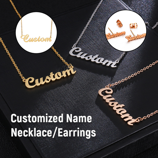 Customized Name Necklace/Earrings