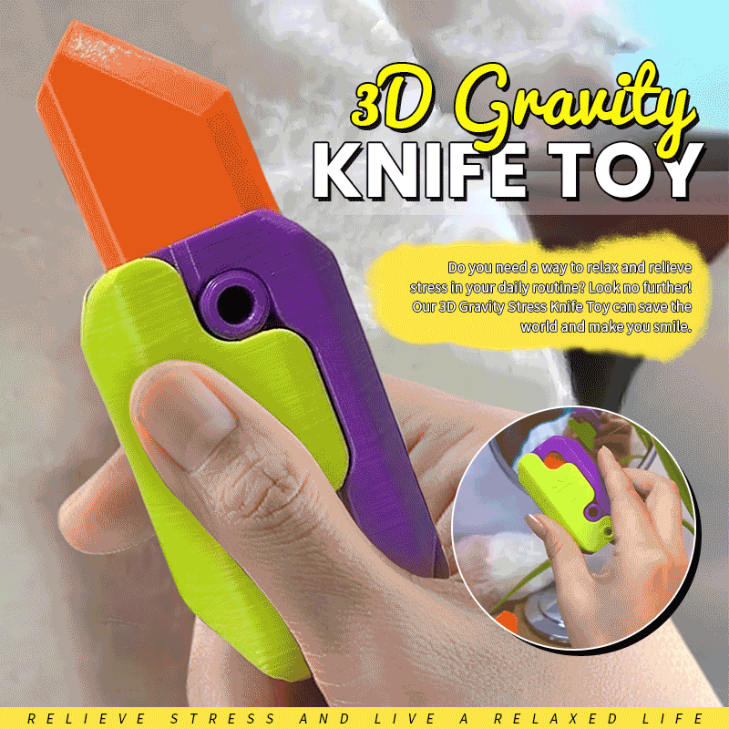 3D Gravity Knife Toy