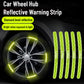 Car Wheel Hub Reflective Warning Strip