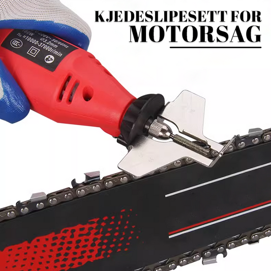 Kjedeslipesett For Motorsag/Electric chain grinder kit