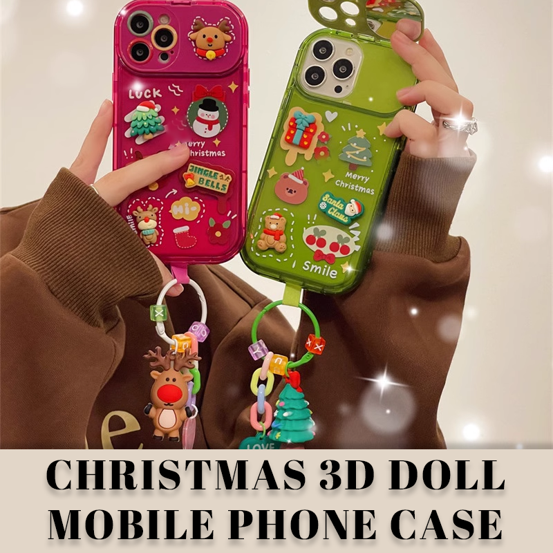 Christmas 3d Doll Mobile Phone Case