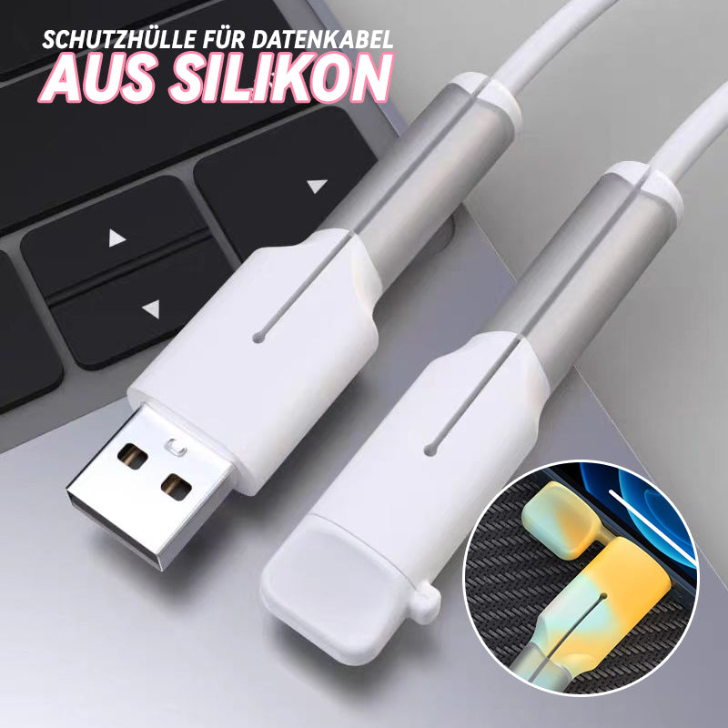 Schutzhülle für Datenkabel aus Silikon/Data line protection