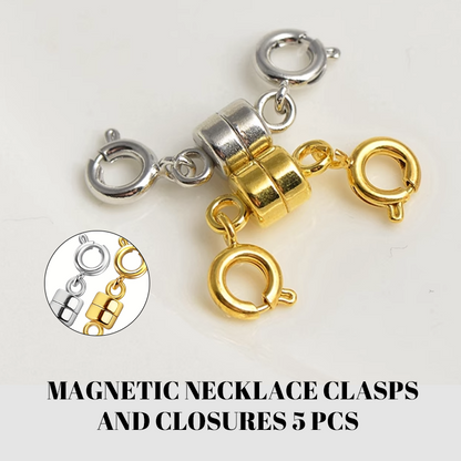 Magnetic Necklace Clasps and Closures（5 Pcs）