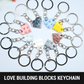 Love Building Blocks Keychain