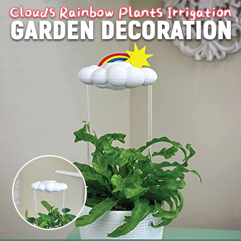 Clouds Rainbow Plants Irrigation Garden Decoration