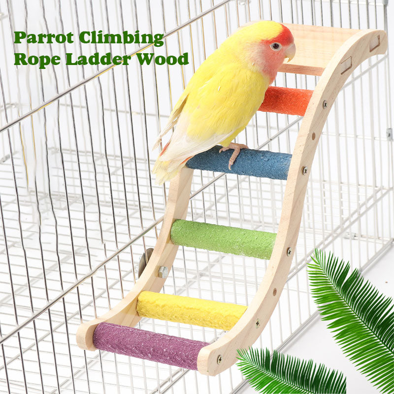 Parrot Climbing Rope Ladder Wood