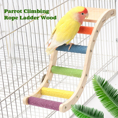 Parrot Climbing Rope Ladder Wood