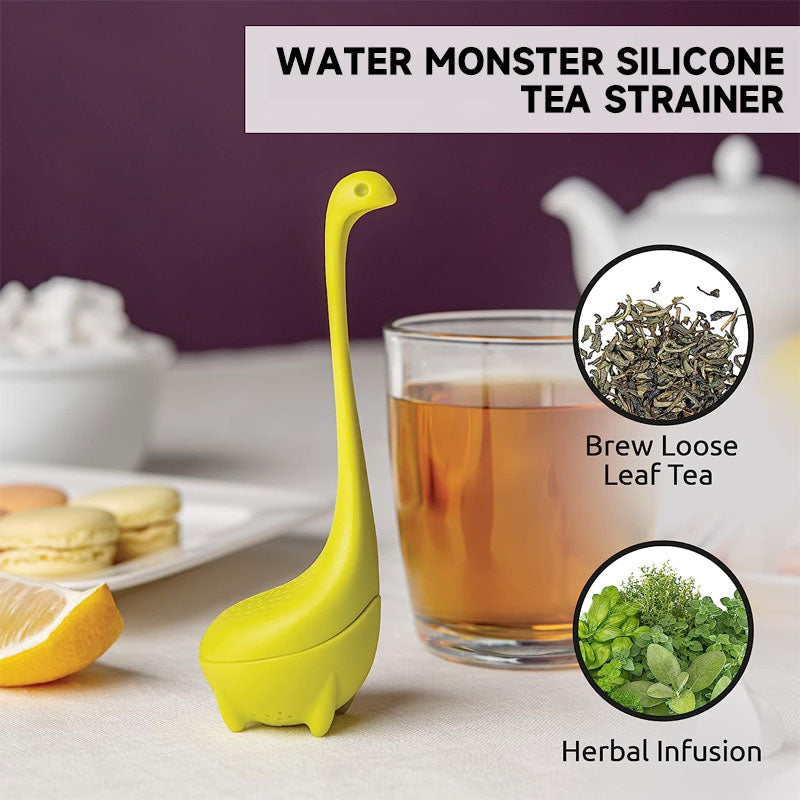 Water Monster Silicone Tea Strainer