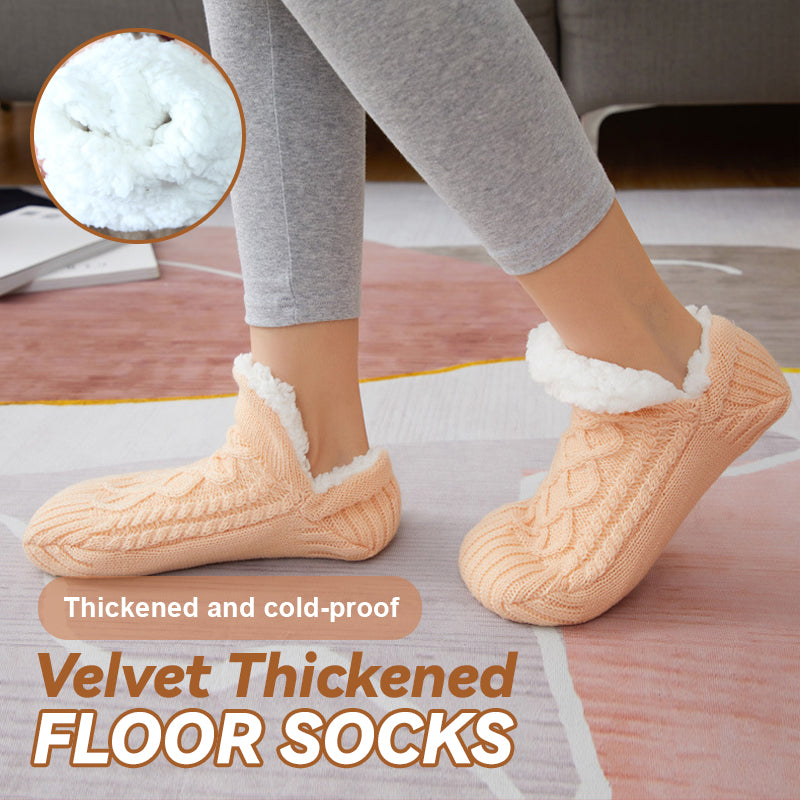 Velvet Thickened Floor Socks