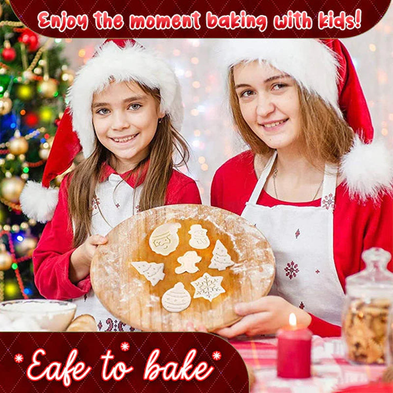 Christmas Baking Spring Cookies Stamp Set (4pcs)