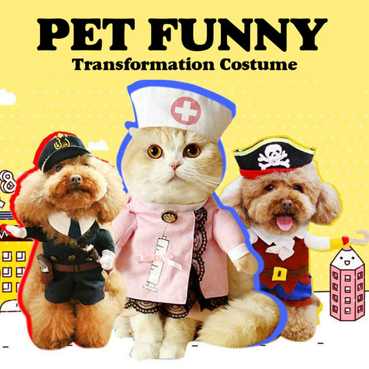Pet Funny Transformation Costume