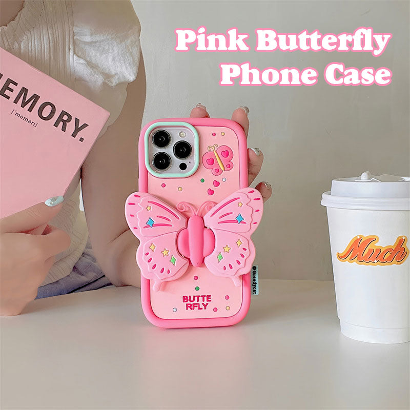 Pink Butterfly Phone Case🦋