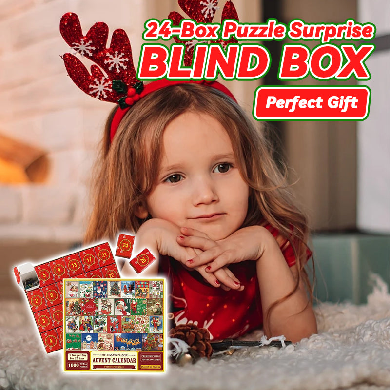 🎄Christmas Hot Sale🔥24-Box Puzzle Surprise Blind Box