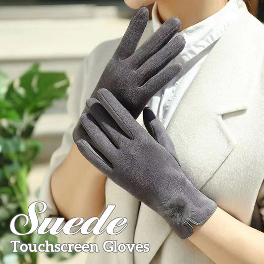 Suede Touchscreen Gloves