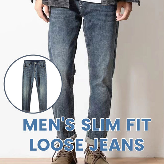 Men's Slim Fit Loose Jeans