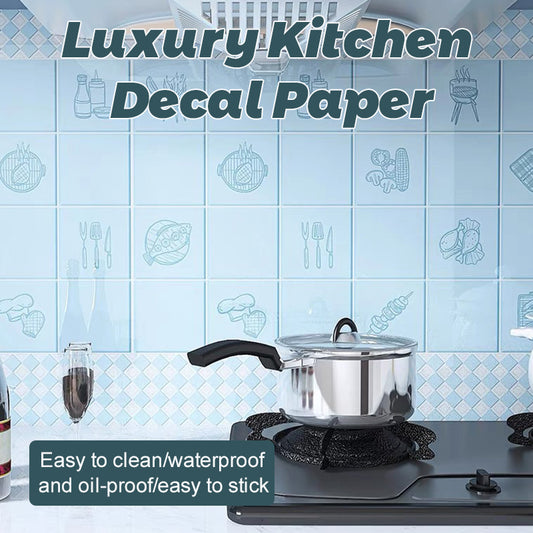 Luxury Kitchen Decal Paper