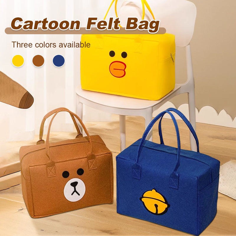 Cartoon Felt Bag