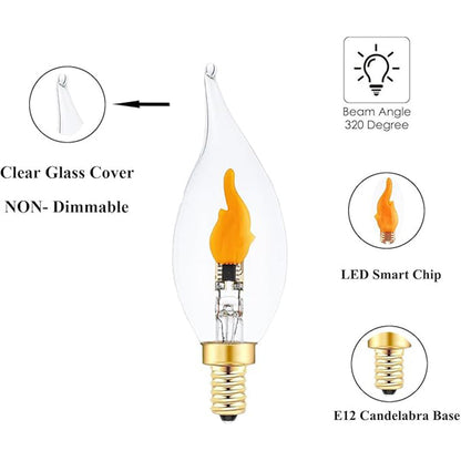 Outdoor Flame Effect LED Bulb