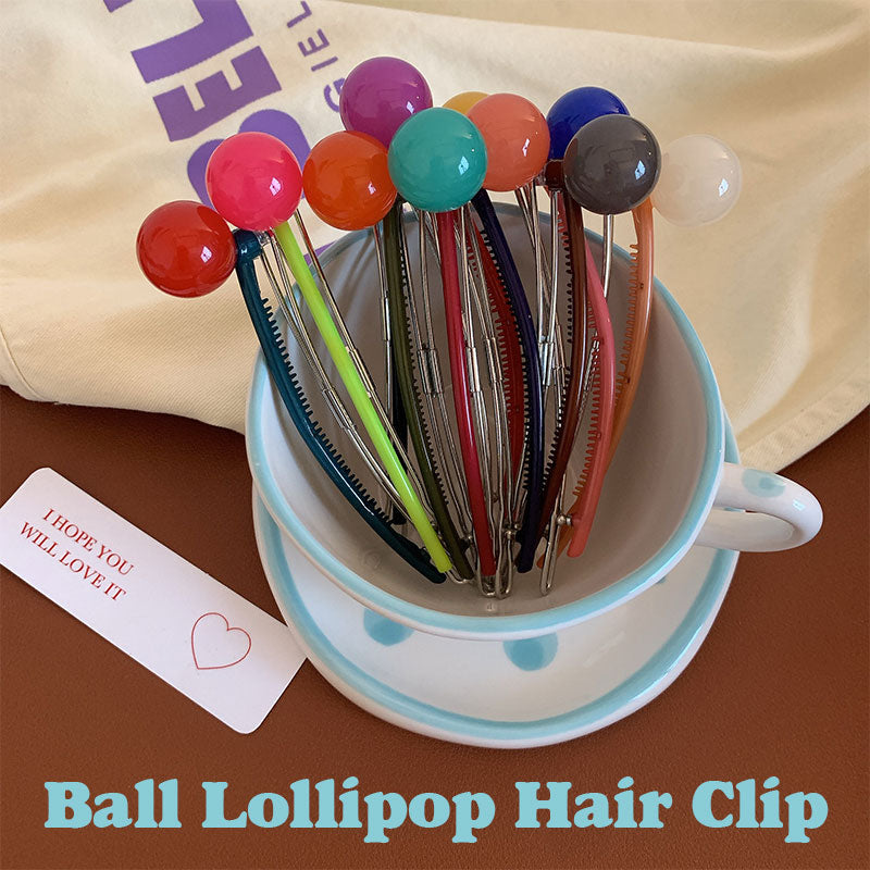 Ball Lollipop Hair Clip