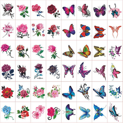 Stilvolle und kreative 3D-Tattoo-Sticker 50STK/Stylish And Creative 3d Tattoo Stickers 50pcs